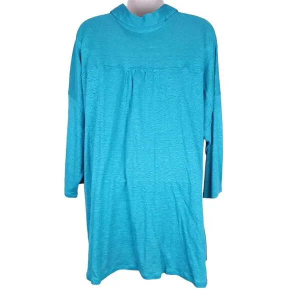 J Jill Love Linen Shirt Top XL - Picture 4 of 14